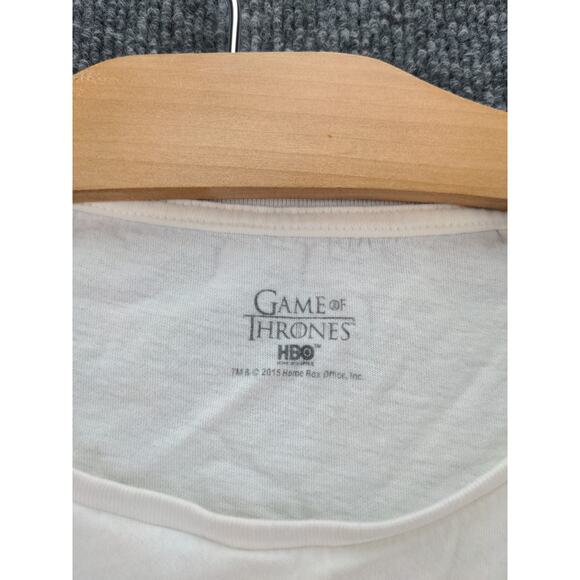 Game of Thrones Women's House Flags Coat of Arms T Shirt Size XL White HBO 2015 - Picture 8 of 11